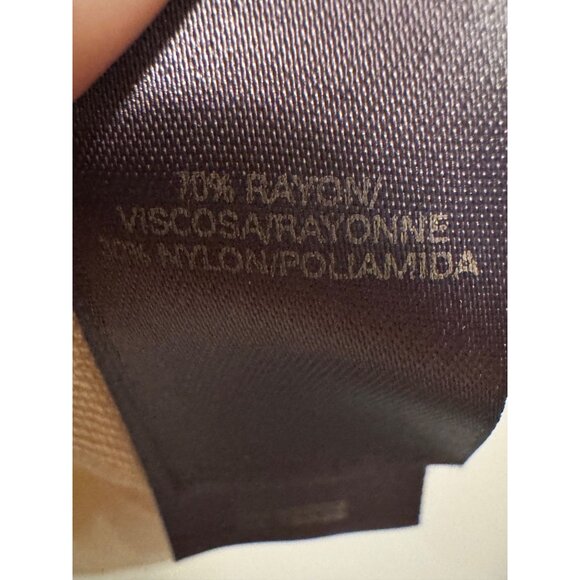 Liz Claiborne Womens Sweater L Beige Knit V-Neck Rayon Blend - Picture 5 of 5